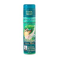 Badger Cool Mint Cocoa Lip Balm